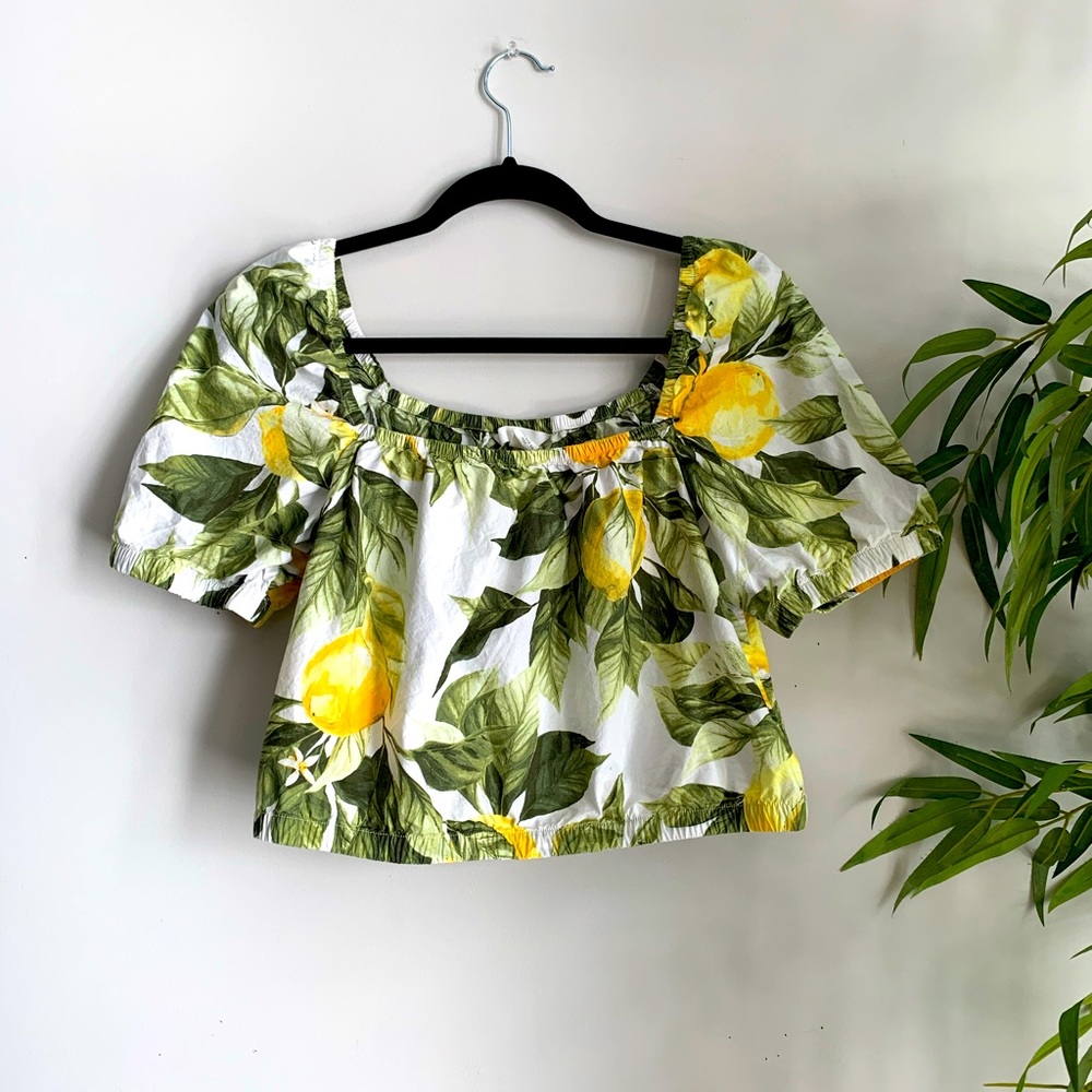 H&M Lemon Crop Top 🍋